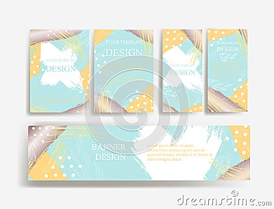 Design of flyers, banners and brochures. Abstract fun color pattern cartoon texture for doodle geometric background. Vector Illustration